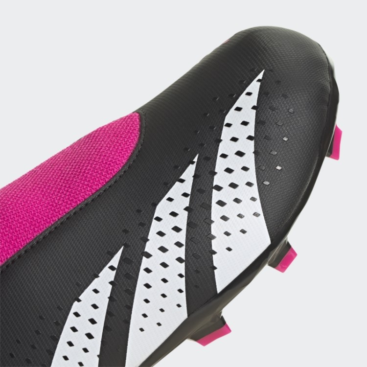 Adidas Predador Precisão.3 Chuteiras De Futebol De Campo Firme Sem Cadarço Preto