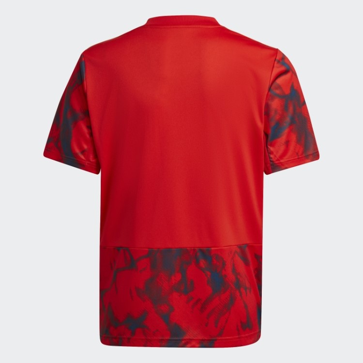 Camisa Vermelha Adidas Olympique Lyonnais 22/23 Fora