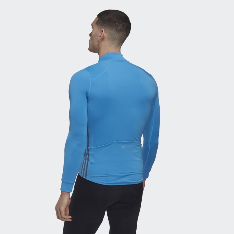 Camisa De Ciclismo Manga Longa The Cold.rdy Azul Adidas