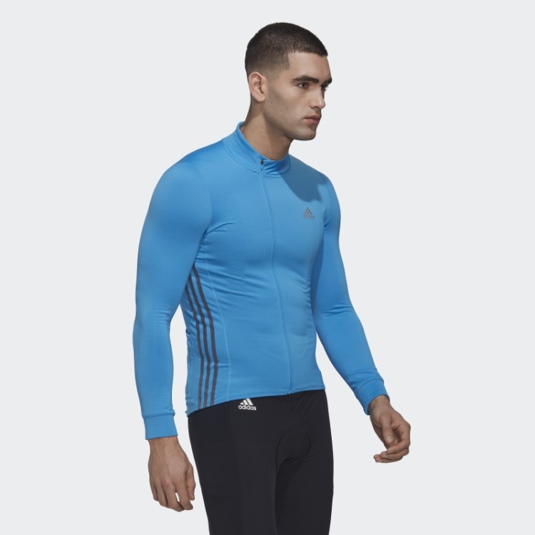 Camisa De Ciclismo Manga Longa The Cold.rdy Azul Adidas