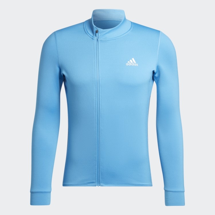 Camisa De Ciclismo Manga Longa The Cold.rdy Azul Adidas