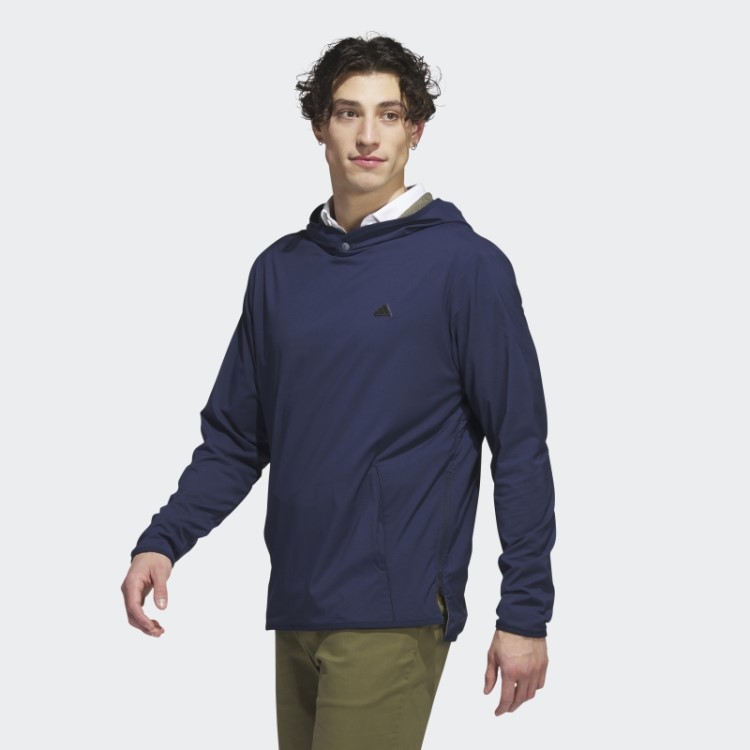 Moletom Com Capuz Leve Wind.rdy Azul Marinho Adidas