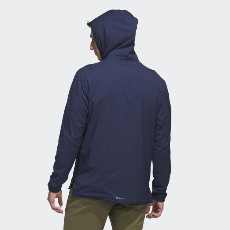 Moletom Com Capuz Leve Wind.rdy Azul Marinho Adidas