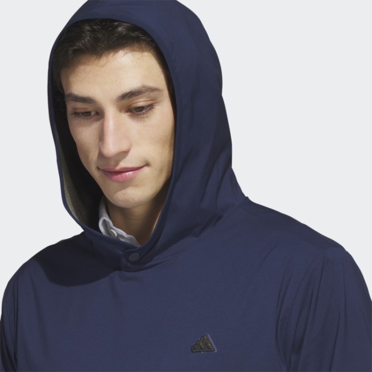 Moletom Com Capuz Leve Wind.rdy Azul Marinho Adidas