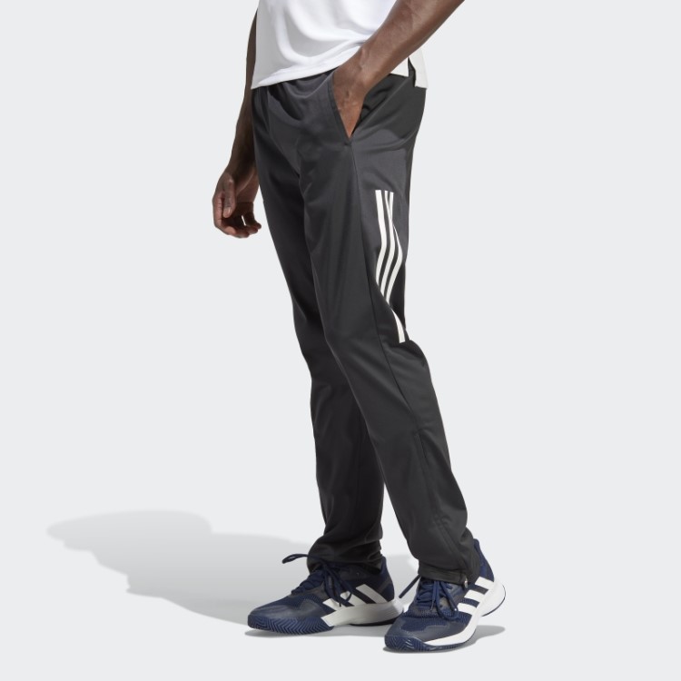 Tênis Jogger De Tricô Preto Adidas Com As Três Listras