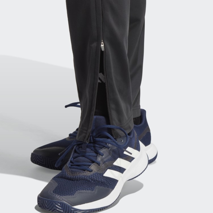 Tênis Jogger De Tricô Preto Adidas Com As Três Listras