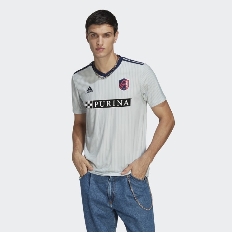 Cinza Adidas St. Louis City SC 23 Camisa Fora