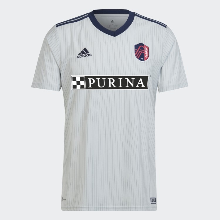 Cinza Adidas St. Louis City SC 23 Camisa Fora