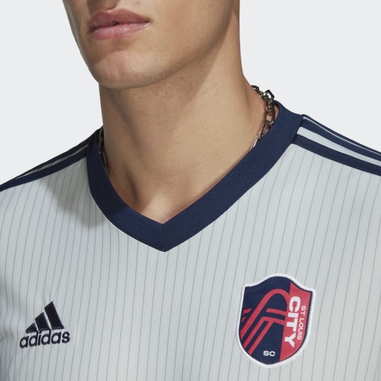 Cinza Adidas St. Louis City SC 23 Camisa Fora