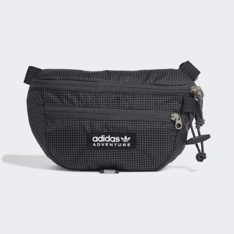 Adidas Bolsa De Cintura Pequena Fashion Preta