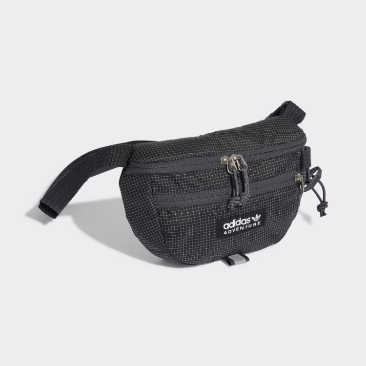 Adidas Bolsa De Cintura Pequena Fashion Preta