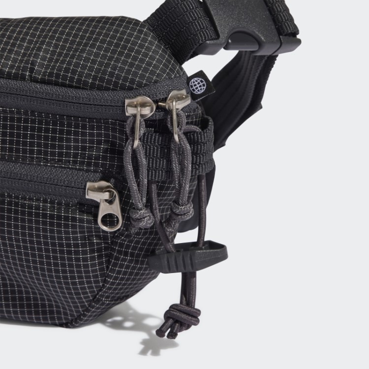 Adidas Bolsa De Cintura Pequena Fashion Preta