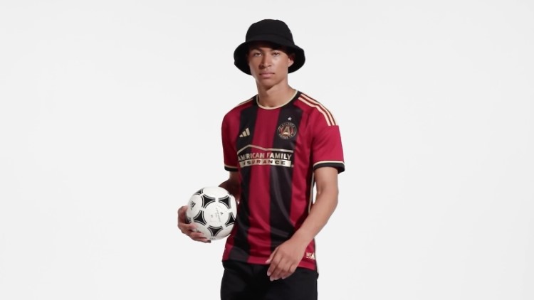 Atlanta United Fc 23/24 Home Autêntico Jersey Preto Adidas