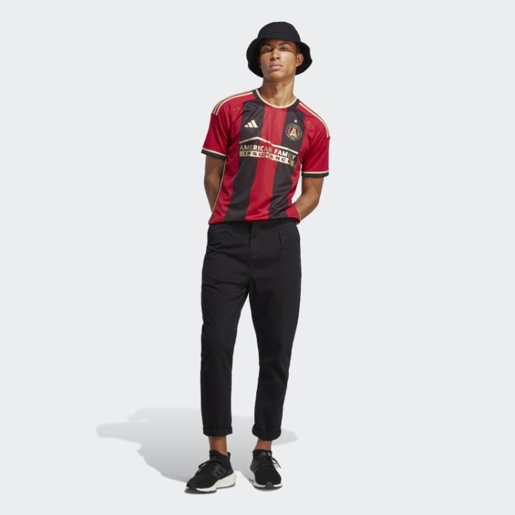 Atlanta United Fc 23/24 Home Autêntico Jersey Preto Adidas