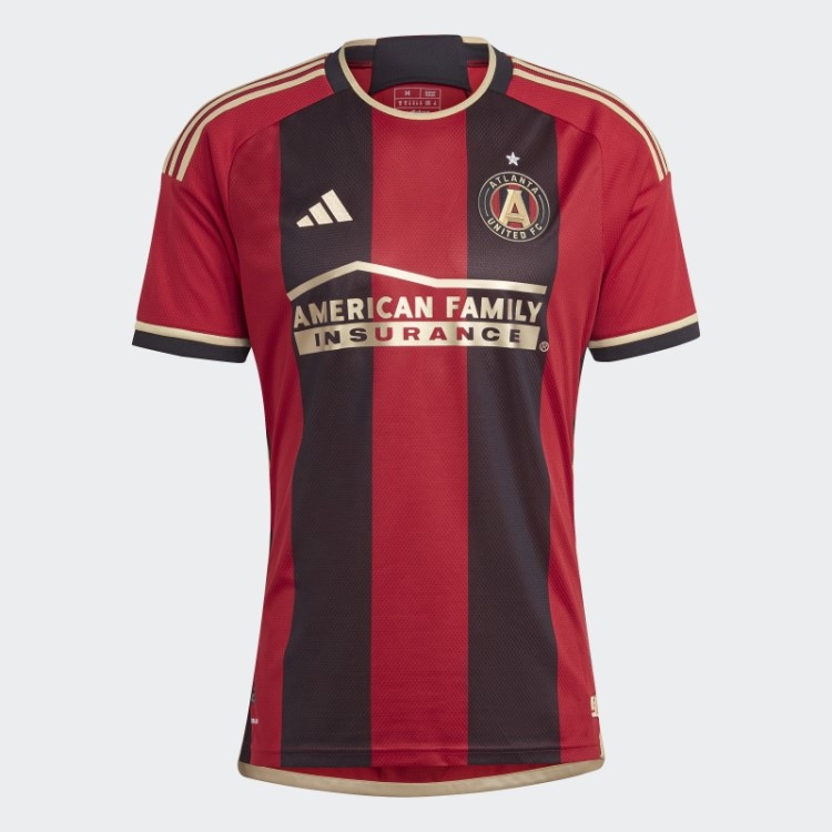 Atlanta United Fc 23/24 Home Autêntico Jersey Preto Adidas