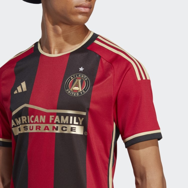Atlanta United Fc 23/24 Home Autêntico Jersey Preto Adidas