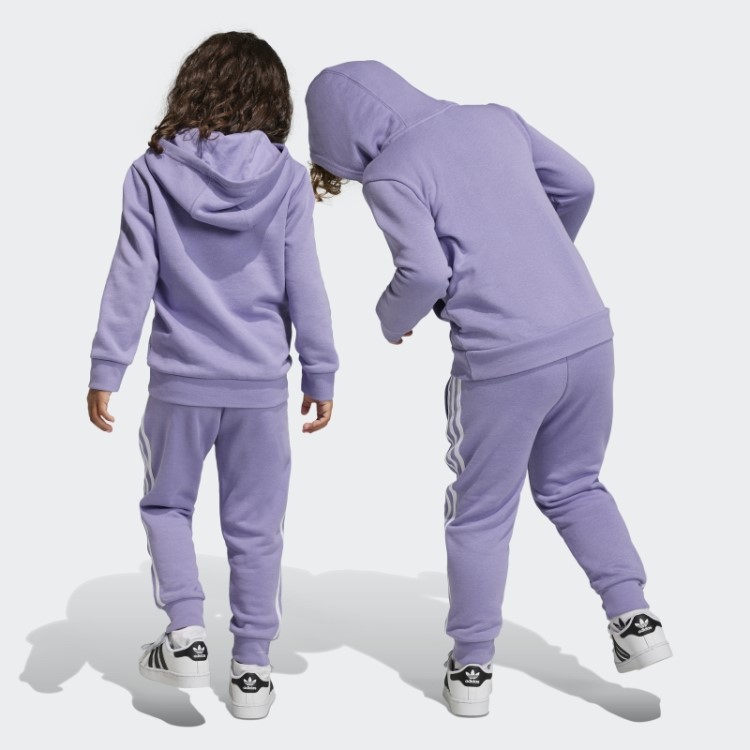 Conjunto De Moletom Adicolor Lilás Adidas