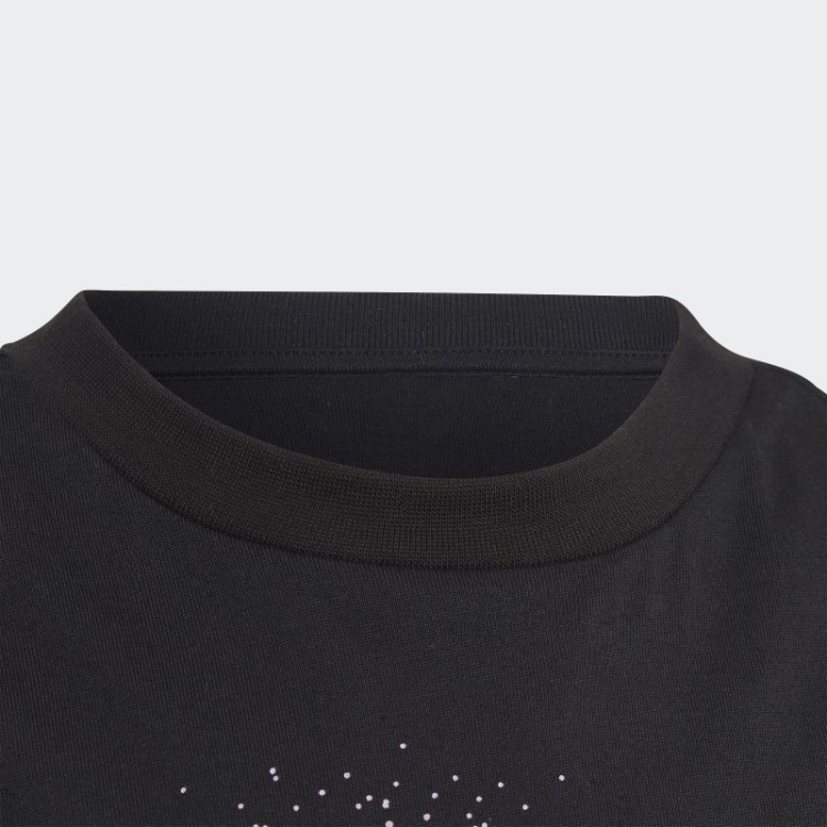 Camiseta Estampada Adidas Preta Estilosa