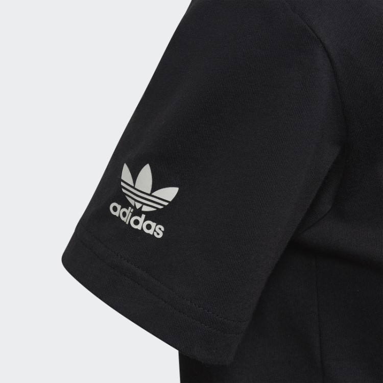 Camiseta Estampada Adidas Preta Estilosa