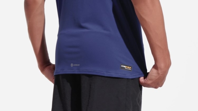 T-shirt De Treino Em Cordura Com Design 4 Azul Escuro Adidas