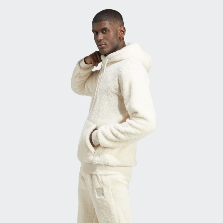 Essentials+ Moletom De Lã Com Capuz Branco Adidas