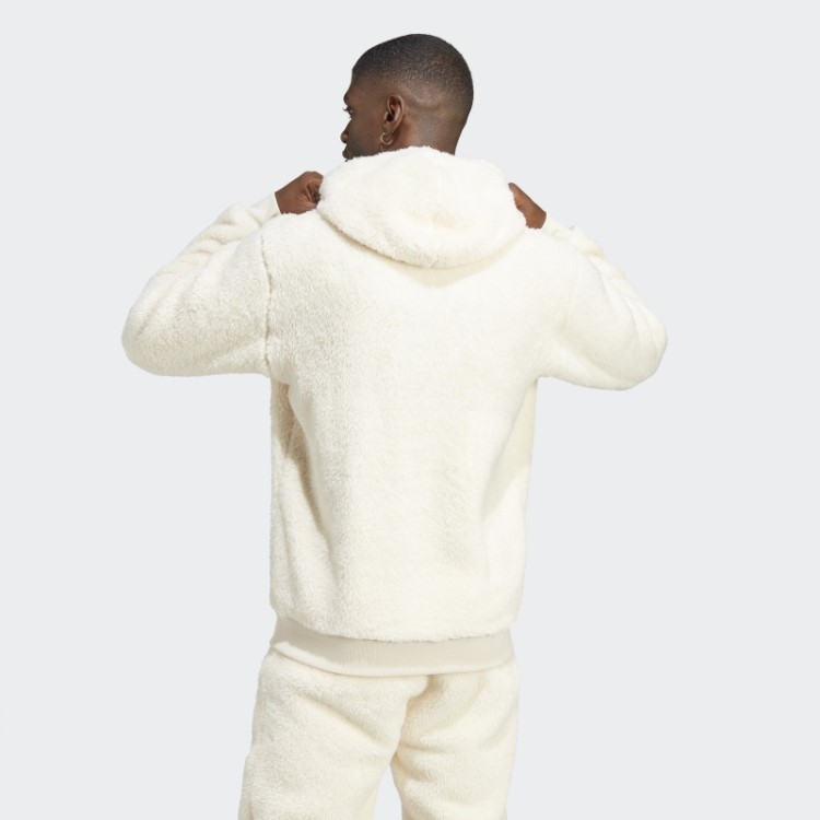 Essentials+ Moletom De Lã Com Capuz Branco Adidas