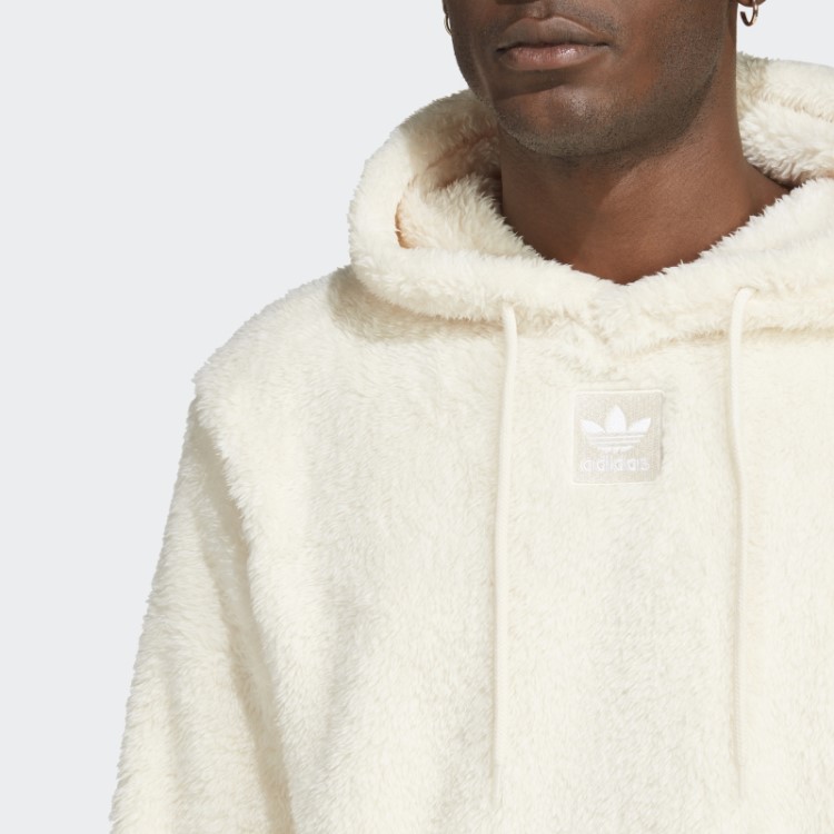 Essentials+ Moletom De Lã Com Capuz Branco Adidas