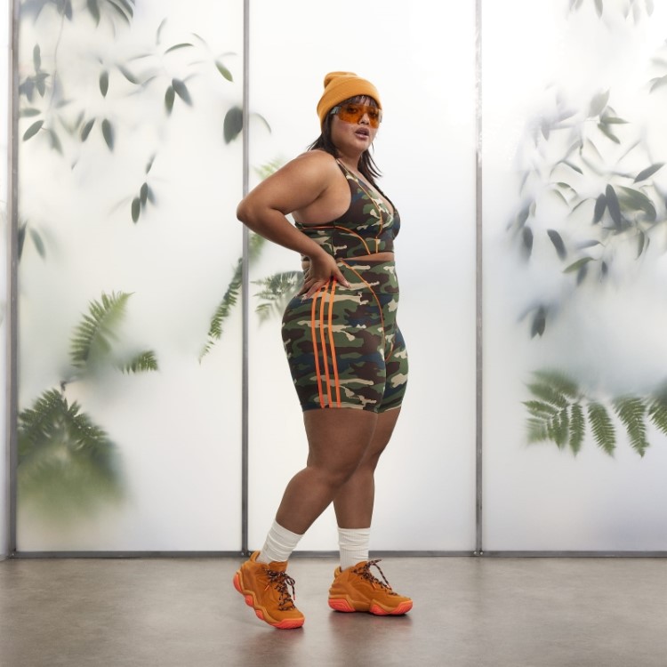 Sutiã Triangular Fashion Aop Camo (tamanho Grande) Adidas