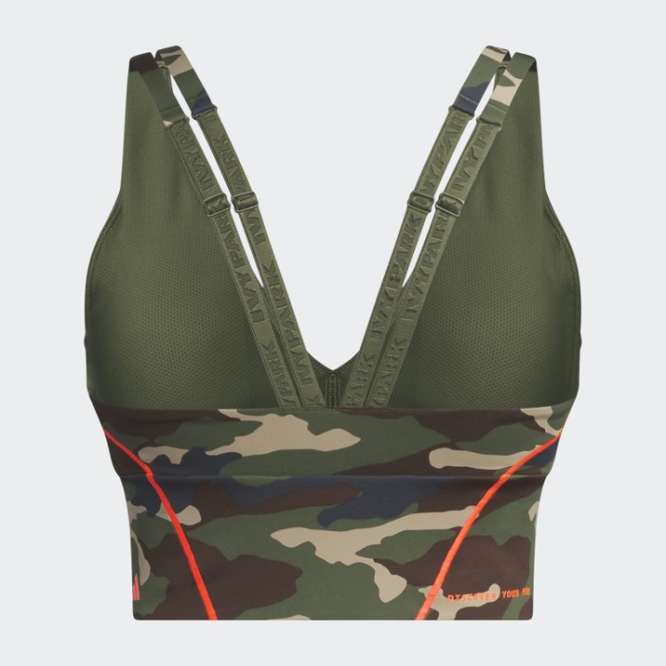 Elegante Sutiã Triangular Camuflado Aop (tamanho Grande) Adidas