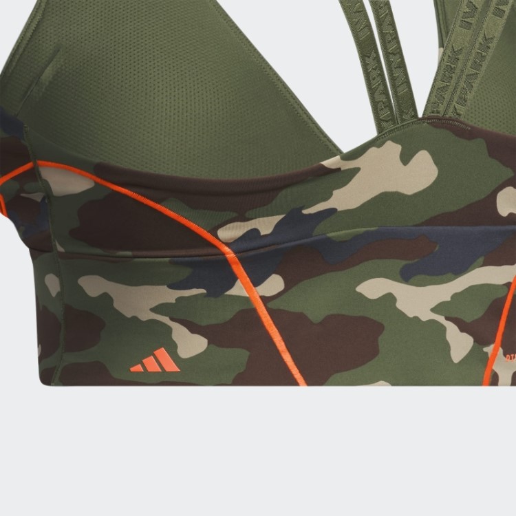 Elegante Sutiã Triangular Camuflado Aop (tamanho Grande) Adidas