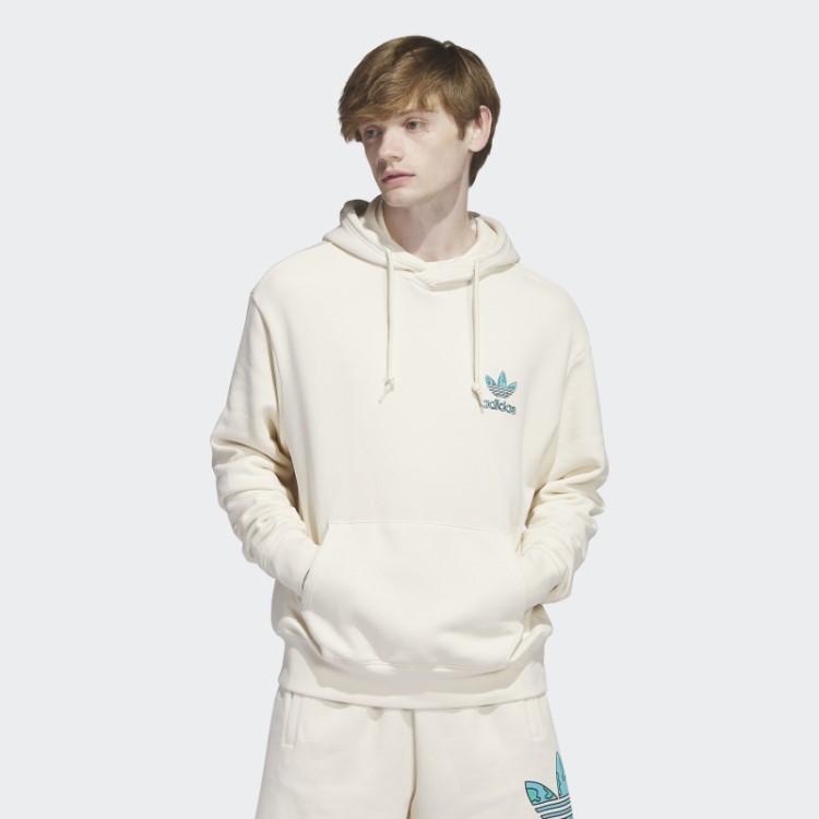 Adidas Moletom Com Capuz Trevo De Terra Não Tingido