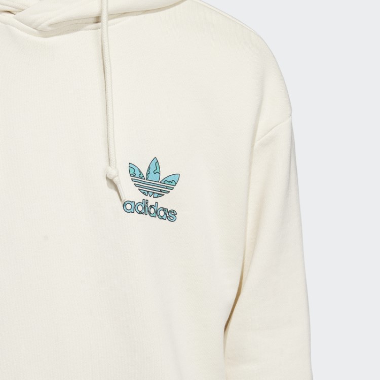 Adidas Moletom Com Capuz Trevo De Terra Não Tingido