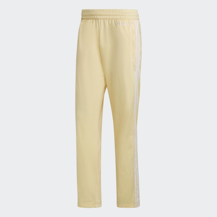 Calça De Treino Amarela Adidas Com Perna Reta