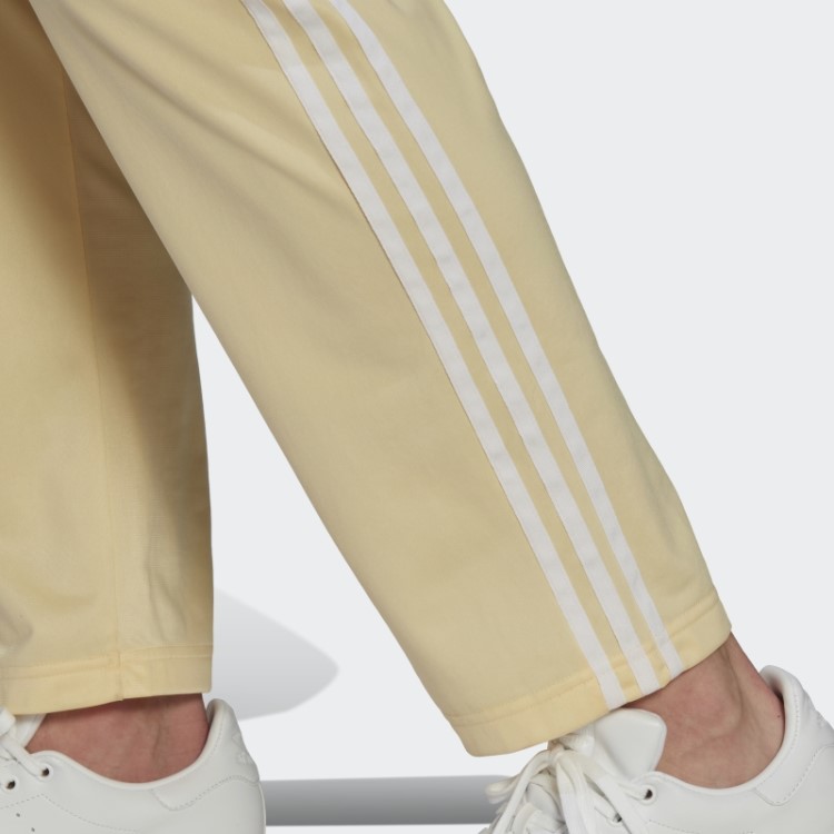 Calça De Treino Amarela Adidas Com Perna Reta