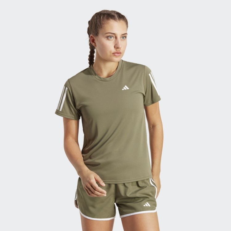 Olive Adidas é Dona Da Camiseta Run