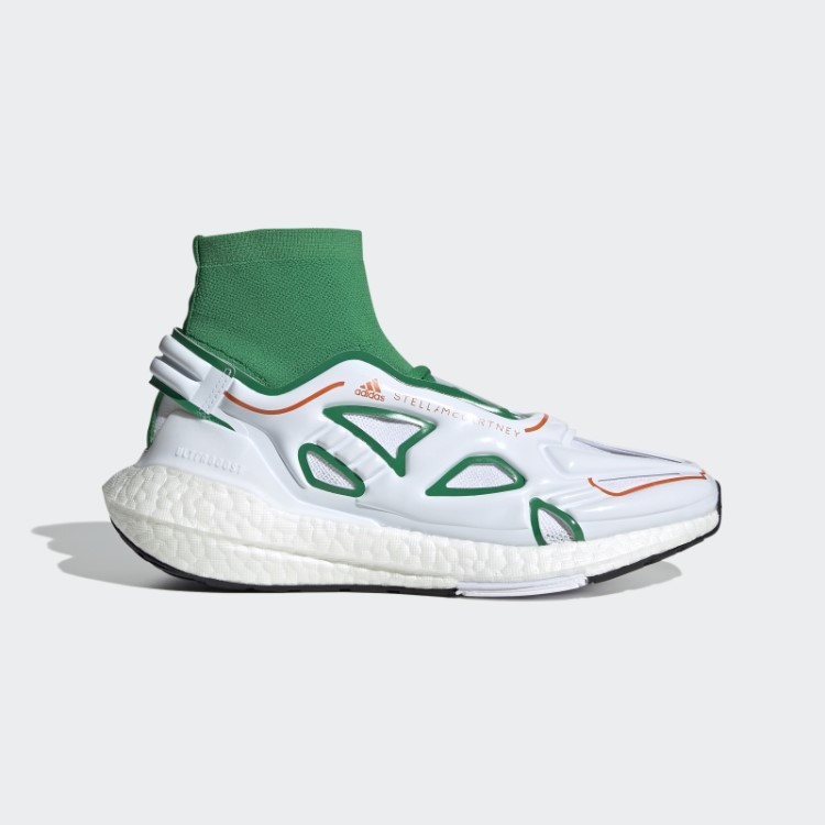 Adidas By Stella Mccartney Ultraboost 22 Tênis De Corrida Verde Quente