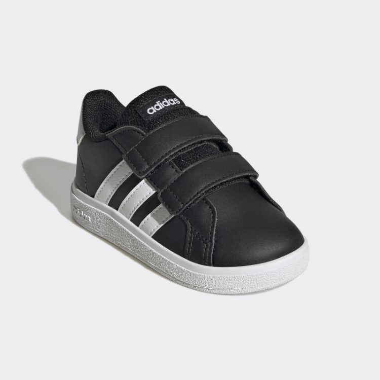 Sapatos De Gancho E Laço De Estilo De Vida Grande Corte Adidas Preto