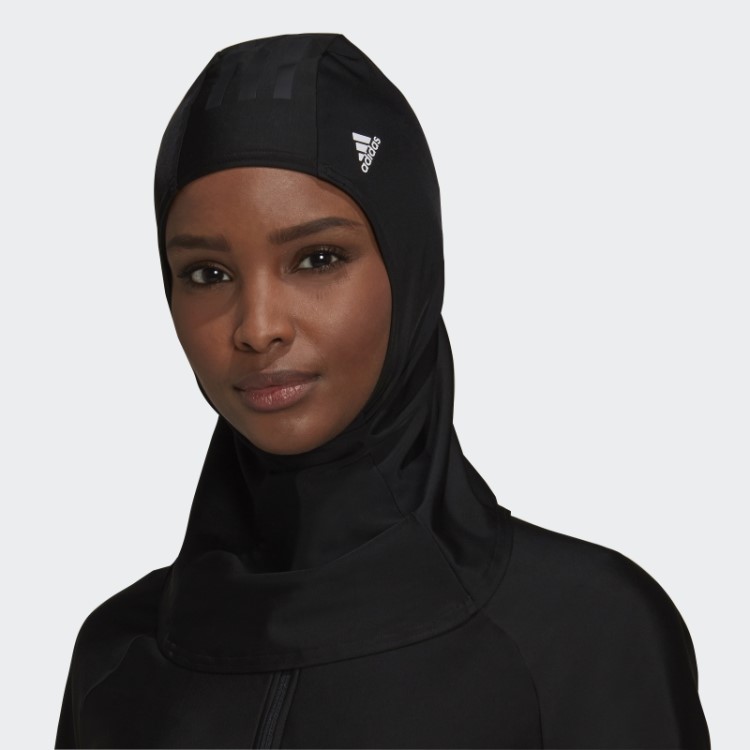 Hijab De Banho Com As Três Listras Preto Adidas