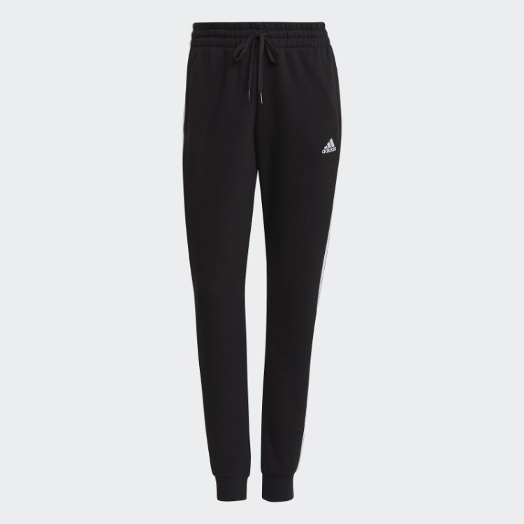 Calça De Lã Com As Três Listras Adidas Essentials Preta