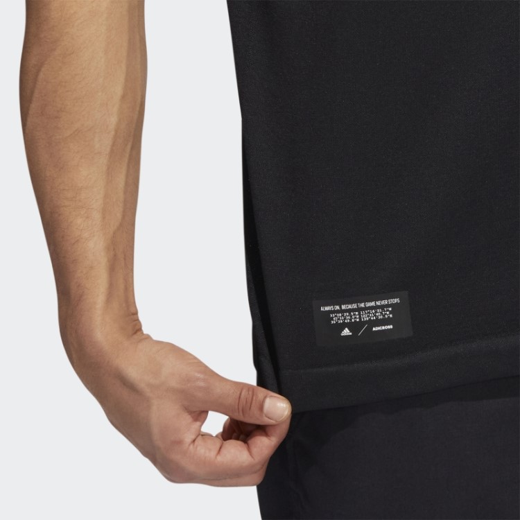 Adidas Adicross Polo Xadrez Preto