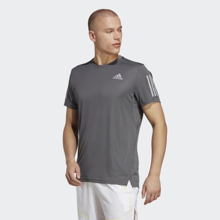 Adidas Possui A Camiseta Run Cinza
