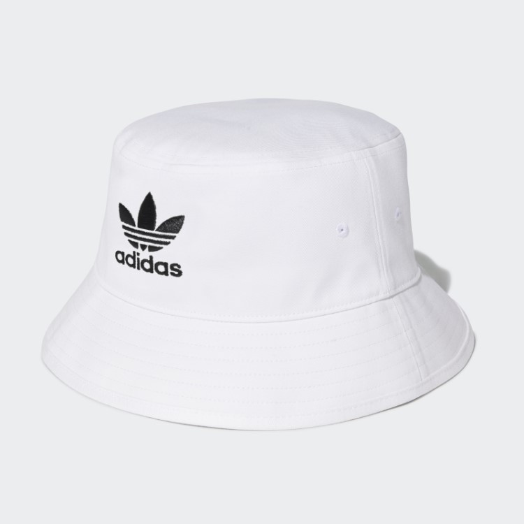 Chapéu Bucket Adidas Adicolor Trefoil Branco