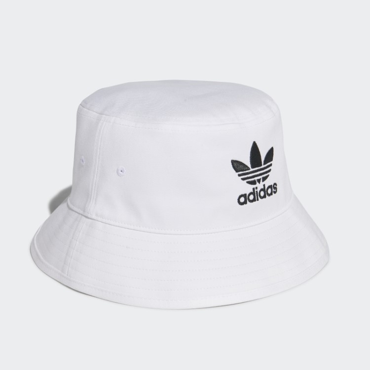 Chapéu Bucket Adidas Adicolor Trefoil Branco