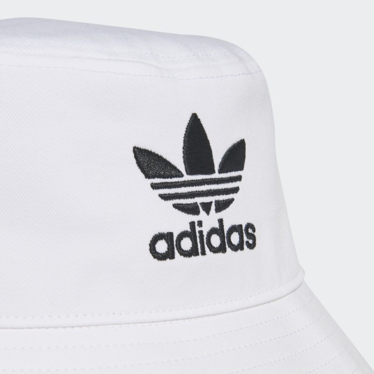 Chapéu Bucket Adidas Adicolor Trefoil Branco