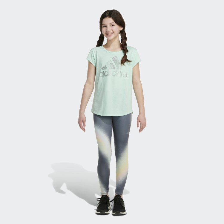 Meia-calça Adidas Rainbow Wrap Cinza Médio