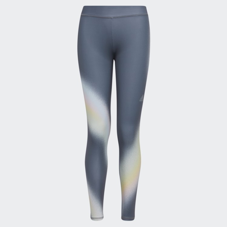 Meia-calça Adidas Rainbow Wrap Cinza Médio