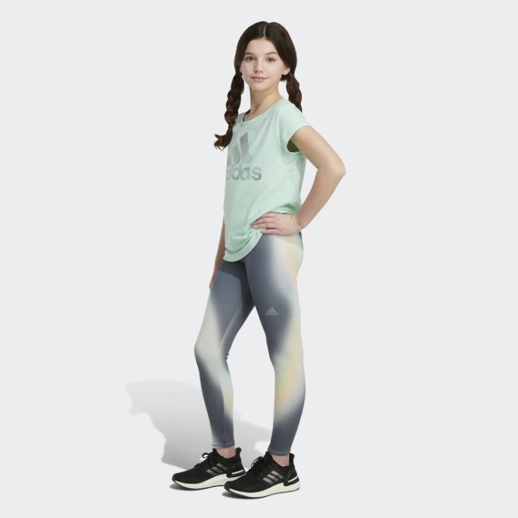 Meia-calça Adidas Rainbow Wrap Cinza Médio