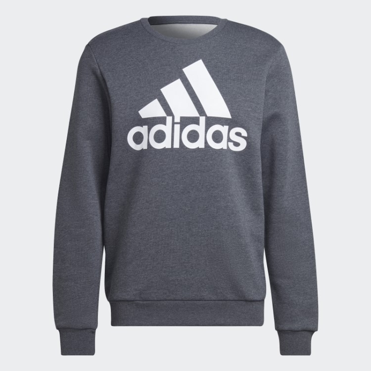 Moletom Adidas Essentials Big Logo Cinza Escuro Urze