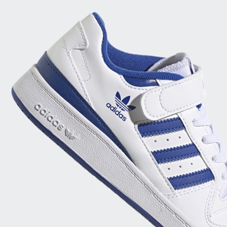 Sapato Baixo Adidas Forum Branco/azul Royal