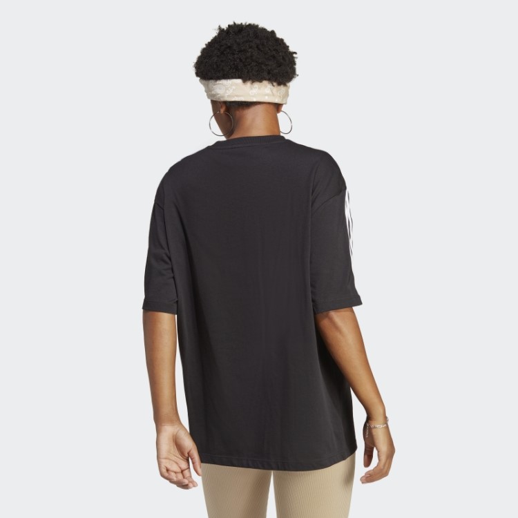 Camiseta Oversized Preta Adicolor Classics Da Adidas